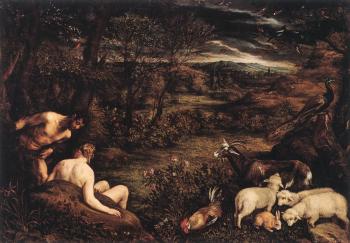 Jacopo Bassano : Garden Of Eden